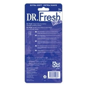 Dr. Fresh Brand Kids Toothbrush with Non-Slip Handle, Tongue Cleaner, Soft Bristles, 5 Count