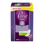 Poise Daily Incontinence Panty Liners Very Light Absorbency Long 114 poise-daily-incontinence-panty-liners-very-light-absorbency-long-114