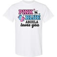 thumbnail image 3 of Inktastic Pink or Blue Abuela Loves You T-Shirt, 3 of 5