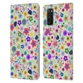 thumbnail image 1 of Head Case Designs Officially Licensed Ninola Garden Psychedelic Flowers Leather Book Wallet Case Cover Compatible with Samsung Galaxy S20 / S20 5G, 1 of 6