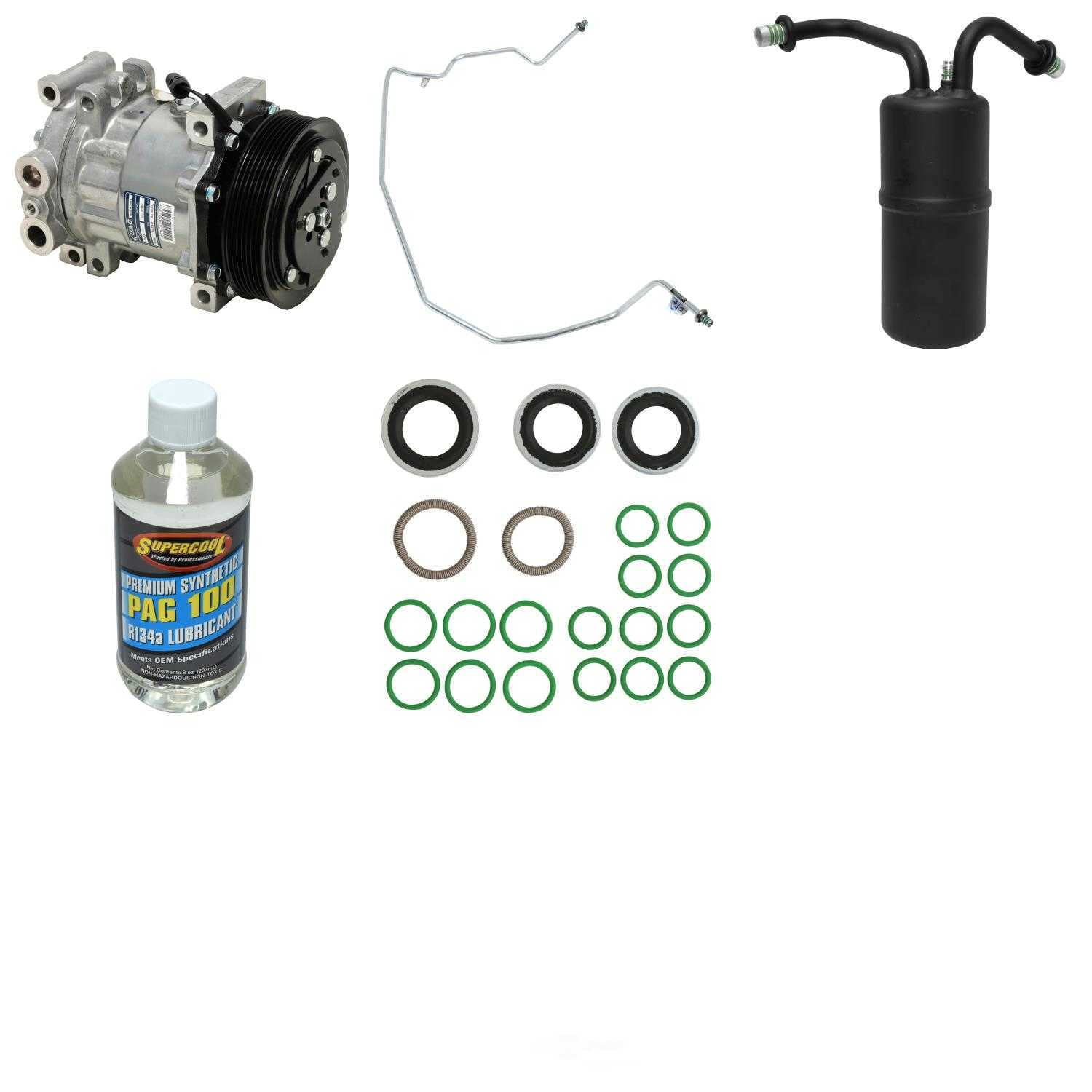 A/C Compressor and Component Kit -- Compressor Replacement Kit Fits select: 1998-2001 DODGE RAM 1500, 1998-2002 DODGE RAM 2500