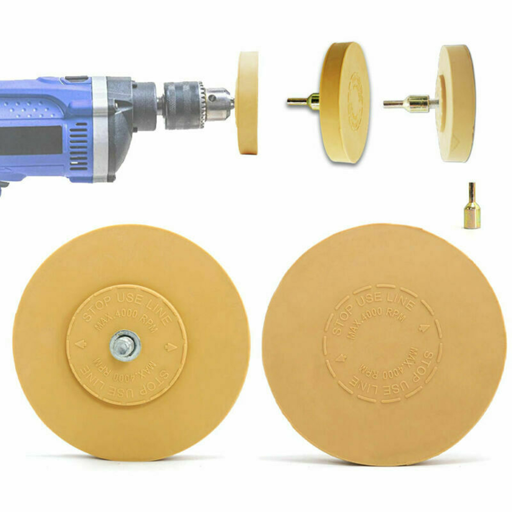 4" Decal Remover Eraser Wheel, Remove Car Decals Vinyl & Stickers