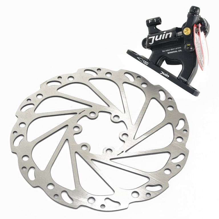 Juin Tech, Hydraulic Disc Brake Set, Flat Mount, Black - Walmart.com