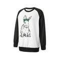 thumbnail image 5 of KOMOO Women Printed Sweatshirts Cartoon Rabbit Print O-Neck Long Sleeve Hoodies Loose Pullover Tops, 5 of 10