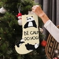 thumbnail image 5 of Salouo Panda Doing Yoga Print Christmas Decorations Stockings 1 Pack 18'' Xmas Stockings Holiday Stocking Personalized Farmhouse Decor for Home Family Party Tree, 5 of 7