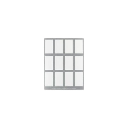 Masterpiece Studios Great Papers Metallic Silver Place Cards 60/Pack 959009