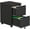 Black, variant on 2 Drawer Mobile File Cabinet, Under Desk Storage Cabinet with Lock, Metal Filing Cabinet for A4/F4/Letter