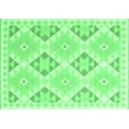 thumbnail image 1 of Ahgly Company Indoor Rectangle Southwestern Emerald Green Country Area Rugs, 3' x 5', 1 of 4