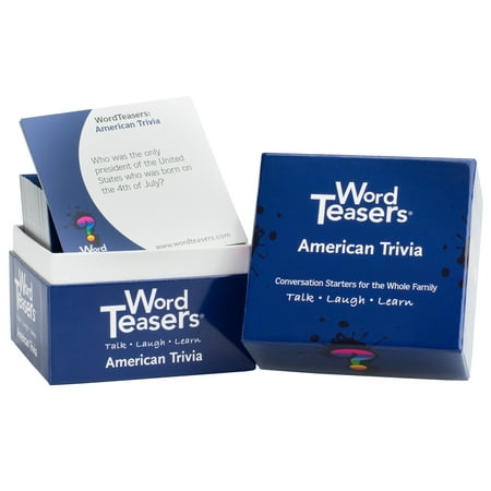 Word Teasers® American Trivia Flash Card, 150 (Best Adult Games Flash)