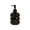 Black, variant on Jubipavy 350ml Bubble Textured Glass Soap Dispenser, Refillable Pump Bottle for Hand Soap Shampoo Lotion, White/Black/Yellow Options