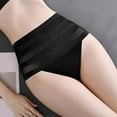 thumbnail image 2 of Women's Plus Size High Waist T-Back Thong - High Elastic, Body Shaping, Sexy, 2 of 6