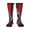 2 Black-1, variant on Women's Knee High Socks Firefighter Red Line Flag Art Outdoor Casual Tube Socks
