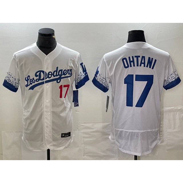 MLB Baseball Jersey Dodgers 17# OHTANI Elite Edition Embroidered Jersey Los Dodgers