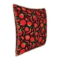 thumbnail image 2 of Xecao Tomatoes And Chili Print Soft Velvet Decorative Throw Pillow Covers, Square Cushion Cases for Bed, Sofa, Living Room, Car, and Indoor Outdoor Use-16"x16", 2 of 8