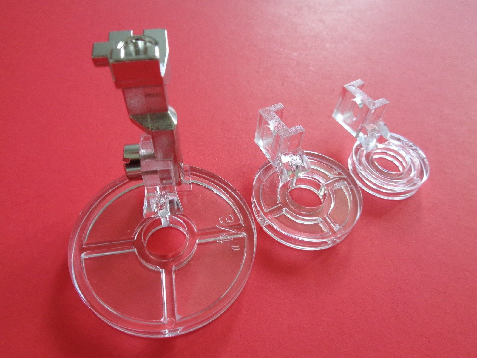 1//4 Ruler Foot Clarity Clear Frame Quilting Presser Feet for Bernina Old Style