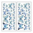 thumbnail image 5 of Glow in The Dark Butterfly Wall Decals，Glowing Luminous Butterfly Wall Stickers Blue Removable self-Adhesive Butterfly Decals for Girls Bedroom Kids Baby Nursery Living Room Decoration, 5 of 9
