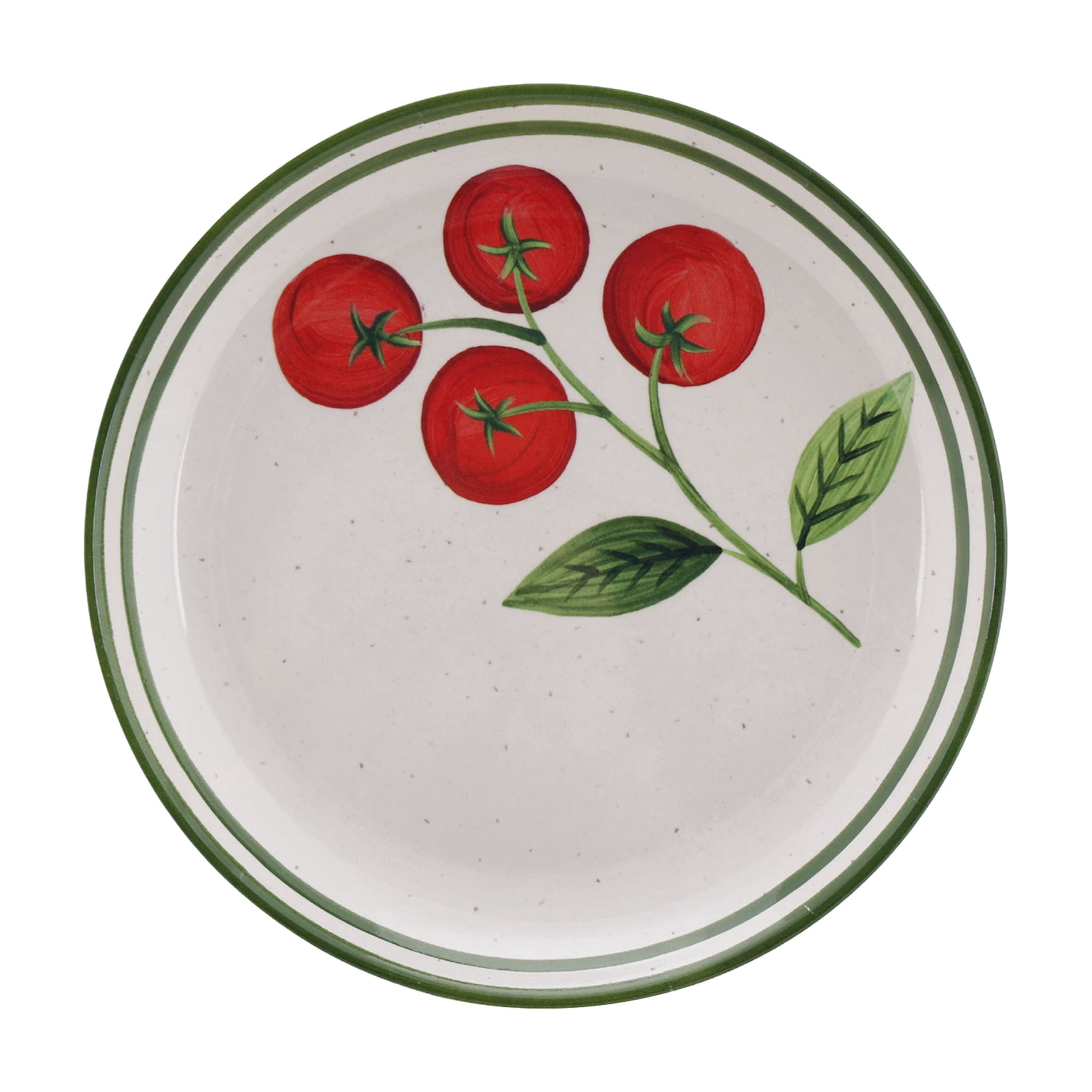 Better Homes & Gardens 12-Piece Bamboo Melamine Tomato Design Dinnerware Set