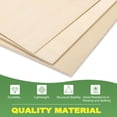 thumbnail image 3 of Uxcell 10 Piezas de Hojas de Madera de Basswood 8 x 12 x 1/8 Pulgadas Paneles de Contrachapado Ligeros/Duraderos para Pintura, Casa de Muñecas, Modelo de Aeronave, 3 of 7