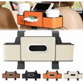 thumbnail image 1 of Car Organizers and Storage Box, Car Organizers and Storage Box Behind Set, 4 in 1 Multifunctional Cars Organizer and Storage Back Seat for Hold Phone, Drinks, Handbag, Universal Fit, 1 of 6