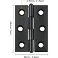 thumbnail image 3 of BRILLAR Bisagras a tope plegables de acero inoxidable, 16 piezas, para muebles del hogar, puertas de gabinetes de piano. Incluye 96 tornillos de acero inoxidable., 3 of 5