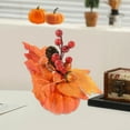 thumbnail image 6 of yulier Fall Decor, Artificial Pumpkin with Maple Leaves Pinecones Red Berries, Home Kitchen Table Centerpieces Fall Thanksgiving Party Tabletop Decor, 6 of 6