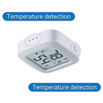 thumbnail image 2 of 2 Pack Digital Display Reptile Thermometer Hygrometer High-Accuracy Reptile Tank Thermometer And Hygrometer Switchable ℉/℃-White, 2 of 4