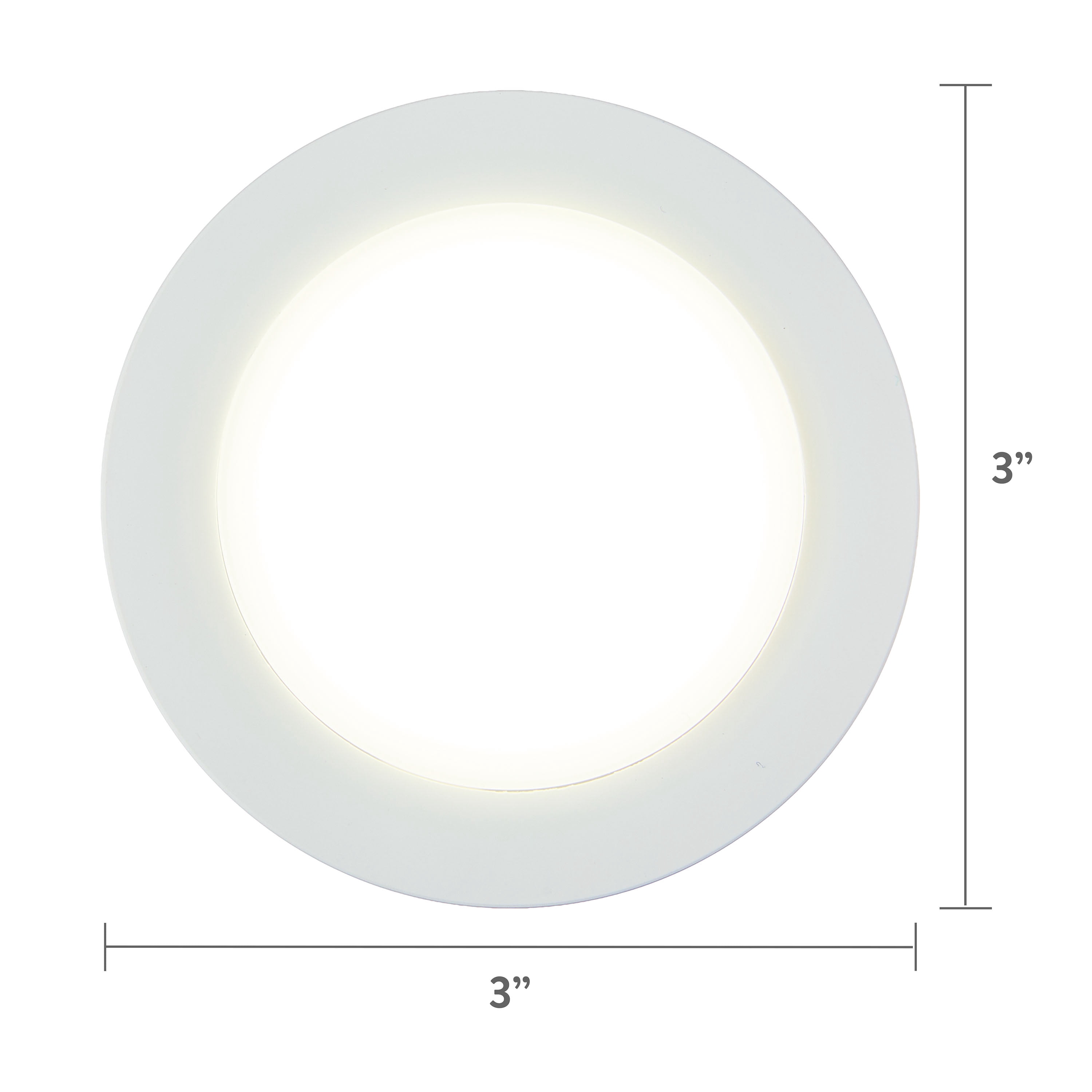 Great Value Wireless Frosted LED Puck Lights, 2 Pack