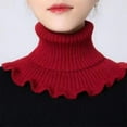 thumbnail image 3 of Bufanda Calentadora de Cuello de Punto de Cuello Alto para Mujer Tela de Prueba +Bufanda Calentadora de Cuello de Punto de Cuello a Zulema bufanda de invierno, 3 of 8