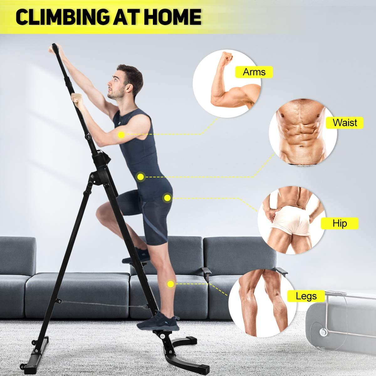 SINGES Vertical Climber Stair Stepper Full Body Workout Machine for