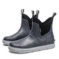 thumbnail image 7 of DeHolifer Women's Deck Boots Ankle Rain Boots Fishing Boots Rubber Waterproof Slip-Resistant Outdoor Work Shoes, 7 of 7