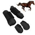thumbnail image 3 of Protector de tendón de caballo protección completa botas de protección de patas de caballo PU + tela para montar a caballo para competición a caballo ANGGREK Otros, 3 of 8