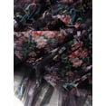thumbnail image 5 of FEORJGP Women's Summer Floral Skirt Ladies Elegant Midi Skirt Irregular Flowy A-line Skirt Elastic Waist Skirt Fashion Casual Streetwear for Travel Beach Shopping, 5 of 6