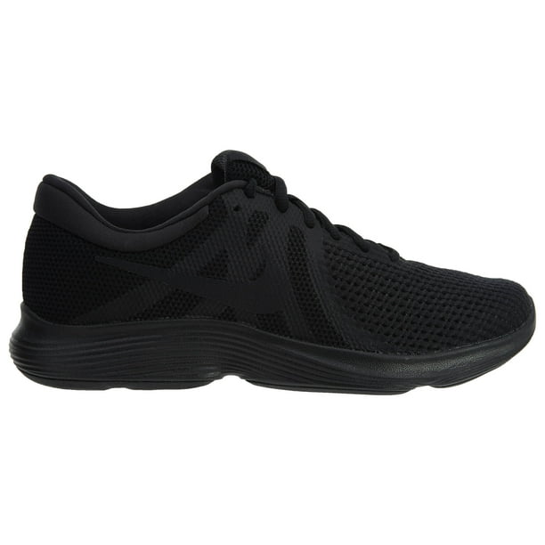 Trascender Creyente Palmadita Women's Nike Revolution 4 Running Shoe Black - Walmart.com