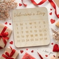 thumbnail image 4 of Valentine's Day Calendar Wood Cutouts 23-inch, 1/8 inch Thick, Pack of 1 Mother's Day/Valentines Crafts for Gifts and Girls' Décor, by Woodpeckers, 4 of 5