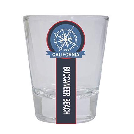 

Buccaneer Beach California Nautical Souvenir Round Shot Glass