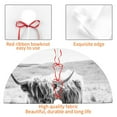 thumbnail image 4 of KLL 30" Christmas Tree Skirt Yak Xmas Tree Skirts Mat for New Year Xmas Holiday Party Indoor Outdoor Home Decoration, 4 of 7