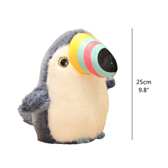 Pájaro de peluche BuyWeekMX juguete animal muñeca esponjosa 25 cm
