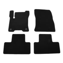 Ikon Motorsports Floor Mats Fits 2022-2025 Benz X243 EQB 300/ EQB 350/ EQB 250 , Black Nylon OEM Fitment Style Front & Rear Anti-slip Carpets 4PCS