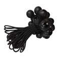thumbnail image 1 of Tie Down Elastic Cord High Elastic Ball Tent Strapping Camping Accessories Black 15cm For Outdoor Activities 25Pcs, 1 of 5