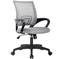 thumbnail image 1 of Silla de oficina BestOffice ergonómica con respaldo medio, giratoria, gris, 1 of 9