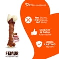 thumbnail image 4 of Nylabone Power Chew Femur Bone Alternative Dog Toy, Dog Chew Toy, Beef Flavor, Medium, 1 Count, 4 of 11
