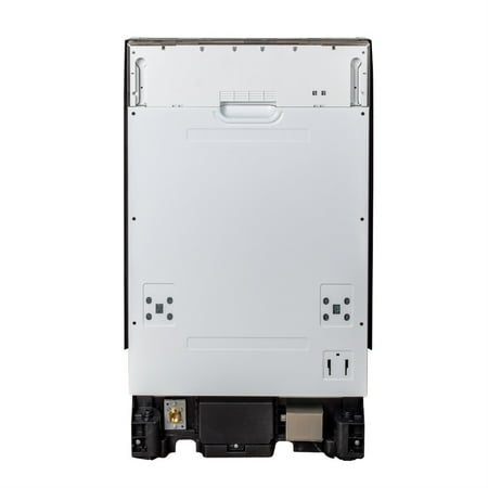 ZLINE - 18" Compact Top Control Built-In Dishwasher with Stainless Steel Tub, 40 dBa - Stainless steel