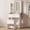 White, variant on Makeup Vanity Desk with Mirror and Lights, 3 Color Modes Stepless Dimming Smart Mirror, Dressing Table with Charging Station and Storage Bench for Bedroom