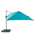 thumbnail image 2 of 10 Ft Square Heavy Duty Cantilever Patio Umbrella, Turquoise, 2 of 5