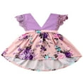thumbnail image 1 of Bébé Filles Soeur Assortis Vêtements Sans Manches Romper Robe Florale Tenues, 1 of 5