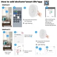 thumbnail image 4 of Luz Nocturna Inteligente Luz Nocturna Inteligente Enchufe la lámpara de pared WiFi Tuya Smart LED Light Work con Alexa Google Home Assistant, 4 of 9