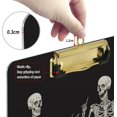 thumbnail image 3 of FMSHPON Gothic Skull Clipboard Hardboard Wood Nursing Clip Board and Pull for Standard A4 Letter 13x9 inches, 3 of 7