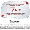 thumbnail image 2 of exactafit 8203L Driver Side Mirror Glass Replacement Fits 2007-2012 Toyota Camry Left Hand 3m Adhesives, 2 of 5