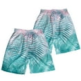 thumbnail image 1 of kingque Hawaiian Print Shorts for Men Surfing Swimming Board Shorts Trunks Swimwear Beachwear Summer Short Pants, 1 of 4