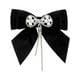 thumbnail image 1 of Broche de Lazo de Terciopelo Falso de Perlas de Rhinestone para Mujeres INSPIRE CHIC para un Estilo Retro Elegante Negro, 1 of 5